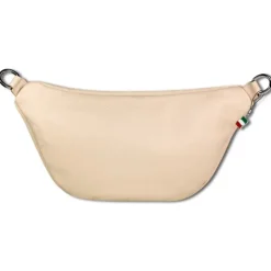 Florence Echtleder Gürteltasche Damen extra groß beige Bauchtasche Jugend OTF821I