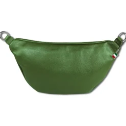 Florence Echtleder Gürteltasche Damen extra groß grün Bauchtasche Jugend OTF821G