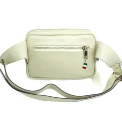 Florence Echtleder Gürteltasche Damen beige Bauchtasche Jugend Damen OTF142W