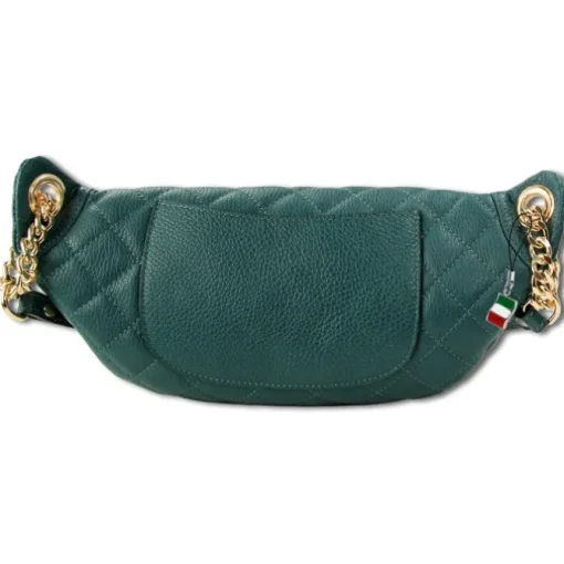 Florence Echtleder Gürteltasche Damen aquamarin Crossbody Bag Jugend OTM811T