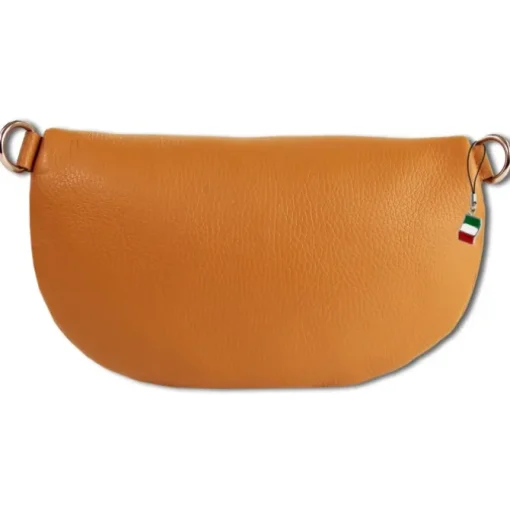 Florence Echtleder Gürteltasche Damen tan Bauchtasche Brusttasche Jugend OTM808C