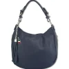 Florence Echtleder Hobo Bag Damen blau OTF134B