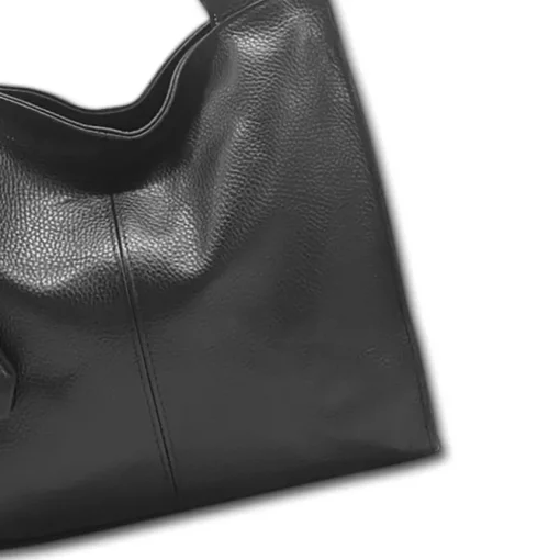 Florence Echtleder Hobo Bag Damen schwarz OTF155S
