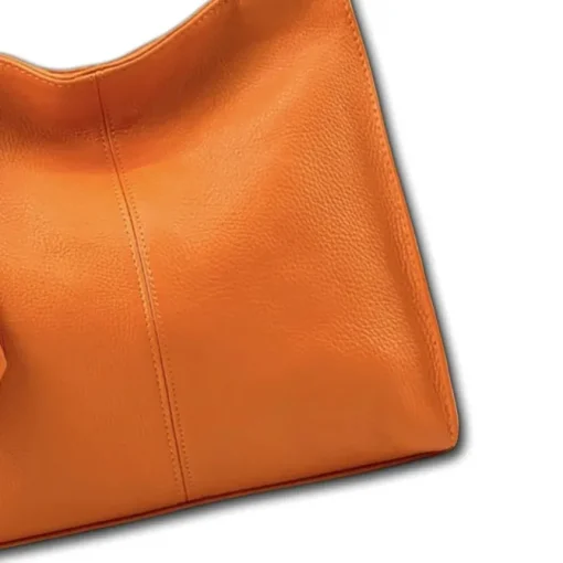 Florence Echtleder Hobo Bag Damen orange OTF155O