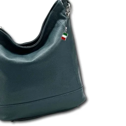 Florence Echtleder Hobo Bag Damen türkis OTF159T