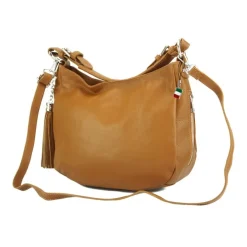 Florence Echtleder Hobo Bag Damen tan braun OTF134N