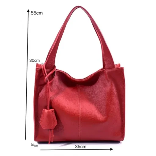 Florence Echtleder Hobo Bag Damen schwarz OTF155S