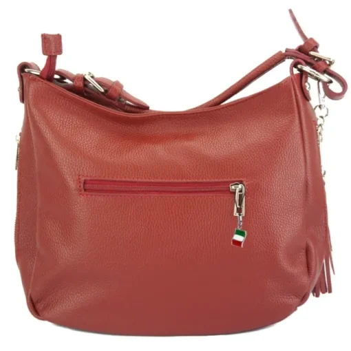 Florence Echtleder Hobo Bag Damen dunkelrot OTF134R