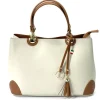 Florence Handtasche Damen Echtleder beige OTF156C