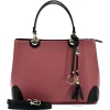 Florence Handtasche Damen Echtleder altrosa OTF156A
