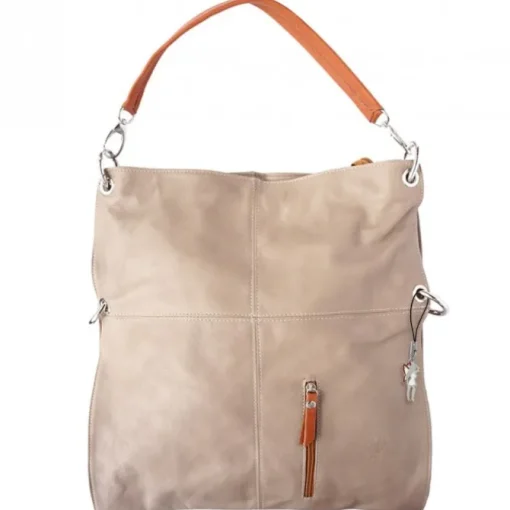Florence Hobo Bag braun echtes Leder Damen OTF102C