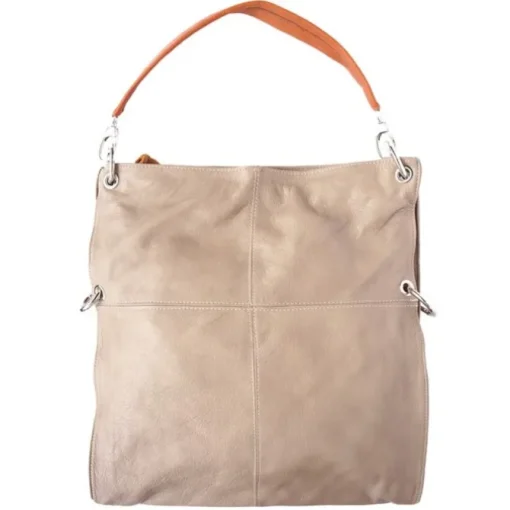 Florence Hobo Bag braun echtes Leder Damen OTF102C