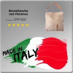 Florence Hobo Bag braun echtes Leder Damen OTF102C