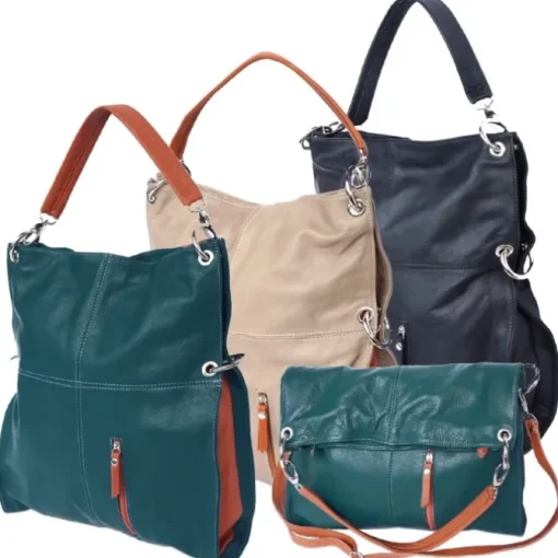 Florence Hobo Bag braun echtes Leder Damen OTF102C