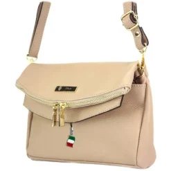 Florence 2in1 Damen Clutch echtes Leder Tasche rosa OTF803A