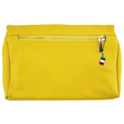 Florence 2in1 Damen Clutch echtes Leder Tasche gelb OTF803Y