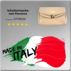 Florence 2in1 Damen Clutch echtes Leder Tasche rosa OTF803A