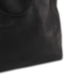 Florence ital. Shopper Echtleder Damen Business schwarz OTM107S