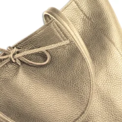 Florence ital. Shopper Echtleder Damen Business taupe OTM107N