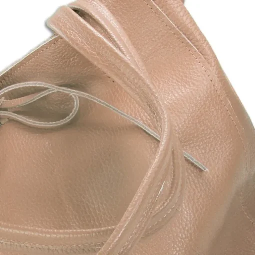 Florence ital. Shopper Echtleder Damen Business altrosa OTM107A