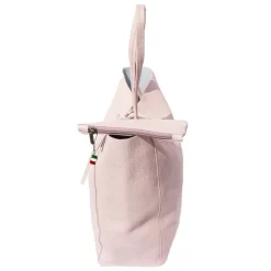 Florence ital. Shopper Echtleder Damen Business rosa OTF112A
