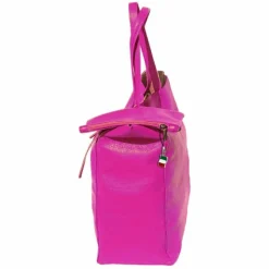 Florence ital. Shopper Echtleder Damen Business pink OTF112P