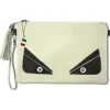 Florence Jugend Handgelenktasche Tasche Echtleder beige OTF805W