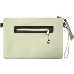 Florence Jugend Handgelenktasche Tasche Echtleder beige OTF805W