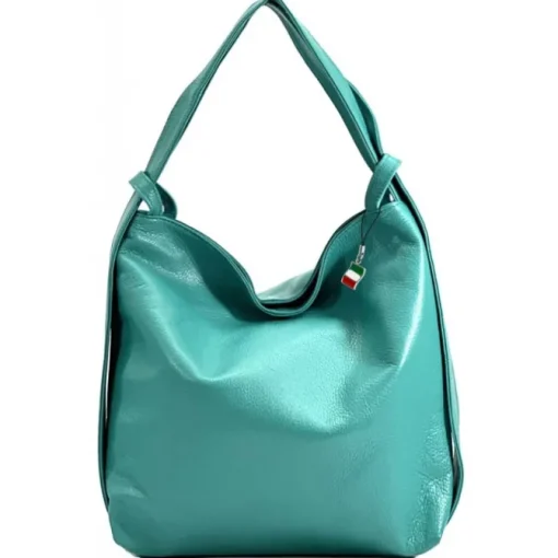 Florence Rucksack Damen Daypack Echtleder türkis OTF611T