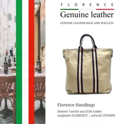 Florence Rucksack Damen Daypack Echtleder taube OTF609C