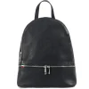 Florence Rucksack Damen Echtleder Cityrucksack schwarz OTF612S