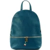 Florence Rucksack Damen Echtleder Cityrucksack dunkles türkis OTF612T