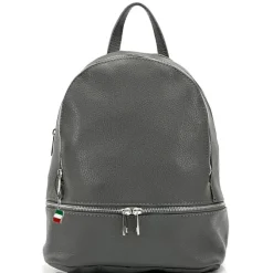 Florence Rucksack Damen Echtleder Cityrucksack dunkles grau OTF612K
