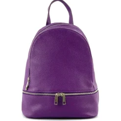 Florence Rucksack Damen Echtleder Cityrucksack lila OTF612V