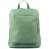 Florence Rucksack Damen Echtleder Cityrucksack hellgrün OTF610L