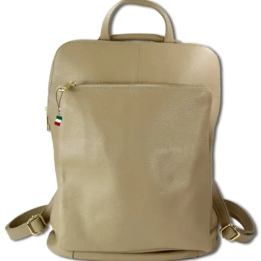 Florence Rucksack Damen Echtleder Cityrucksack taupe ORM103N