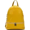 Florence Rucksack Damen Echtleder Cityrucksack gelb OTF612Y
