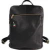 Florence Rucksack Damen Echtleder Cityrucksack schwarz ORM103S