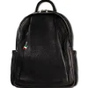Florence Rucksack Damen Echtleder Cityrucksack schwarz ORM101S