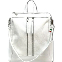 Florence Rucksack Damen Echtleder Cityrucksack weiß ORF100W