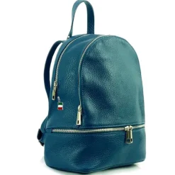 Florence Rucksack Damen Echtleder Cityrucksack dunkles türkis OTF612T