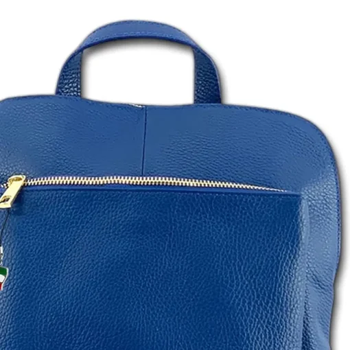 Florence Rucksack Damen Echtleder Cityrucksack blau OTF610B