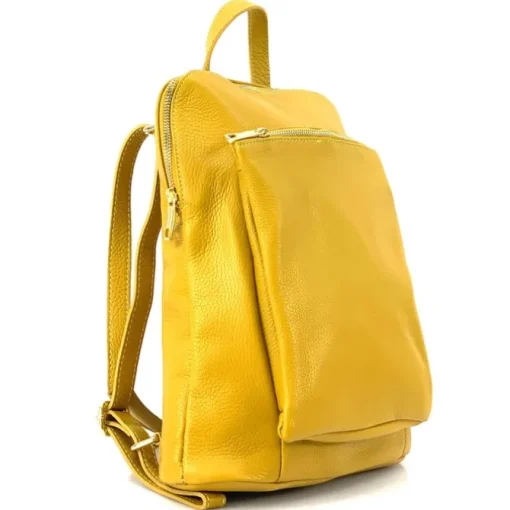 Florence Rucksack Damen Echtleder Cityrucksack gelb OTF610Y