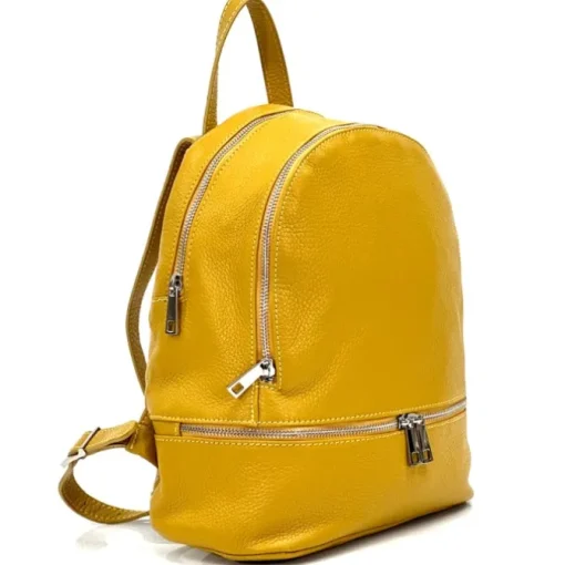 Florence Rucksack Damen Echtleder Cityrucksack gelb OTF612Y