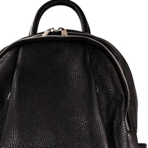 Florence Rucksack Damen Echtleder Cityrucksack schwarz ORM101S