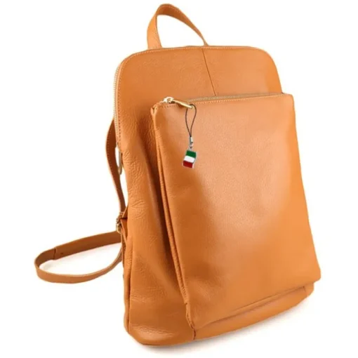 Florence Rucksack Damen Echtleder Cityrucksack tan OTF610N