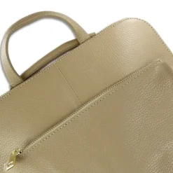 Florence Rucksack Damen Echtleder Cityrucksack taupe ORM103N