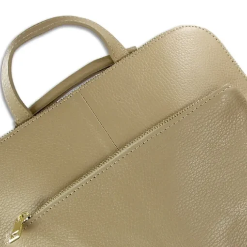 Florence Rucksack Damen Echtleder Cityrucksack taupe ORM103N