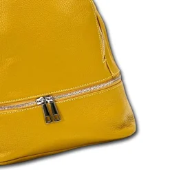 Florence Rucksack Damen Echtleder Cityrucksack gelb OTF612Y
