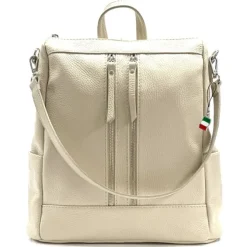 Florence Rucksack Damen Echtleder Cityrucksack beige ORF100I
